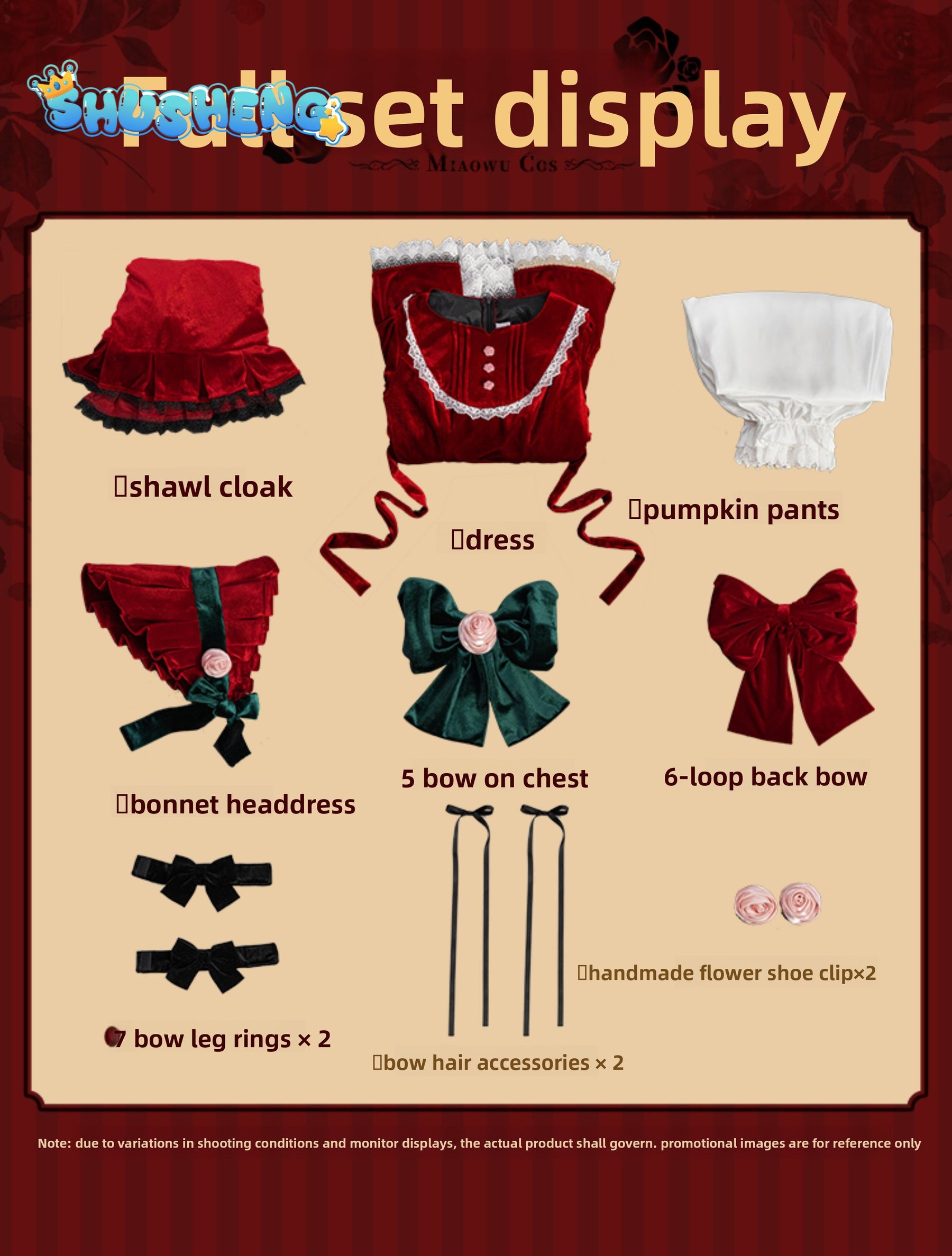 Game Cosplay Series: Rozen Maiden Shinku Lolita Cosplay High quality Costume full set S-XL Shusheng