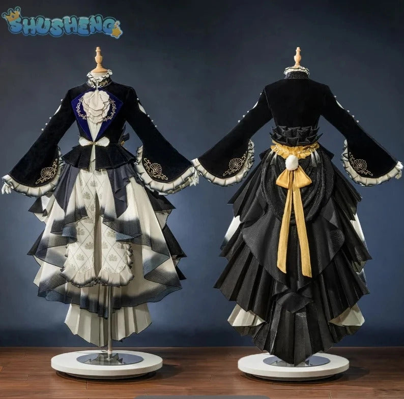 Anime Black Butler Ciel Phantomhive Gown Cosplay Costume Party Carnival Gorgeous Dress Accessories Prop Fashion Men Women Set