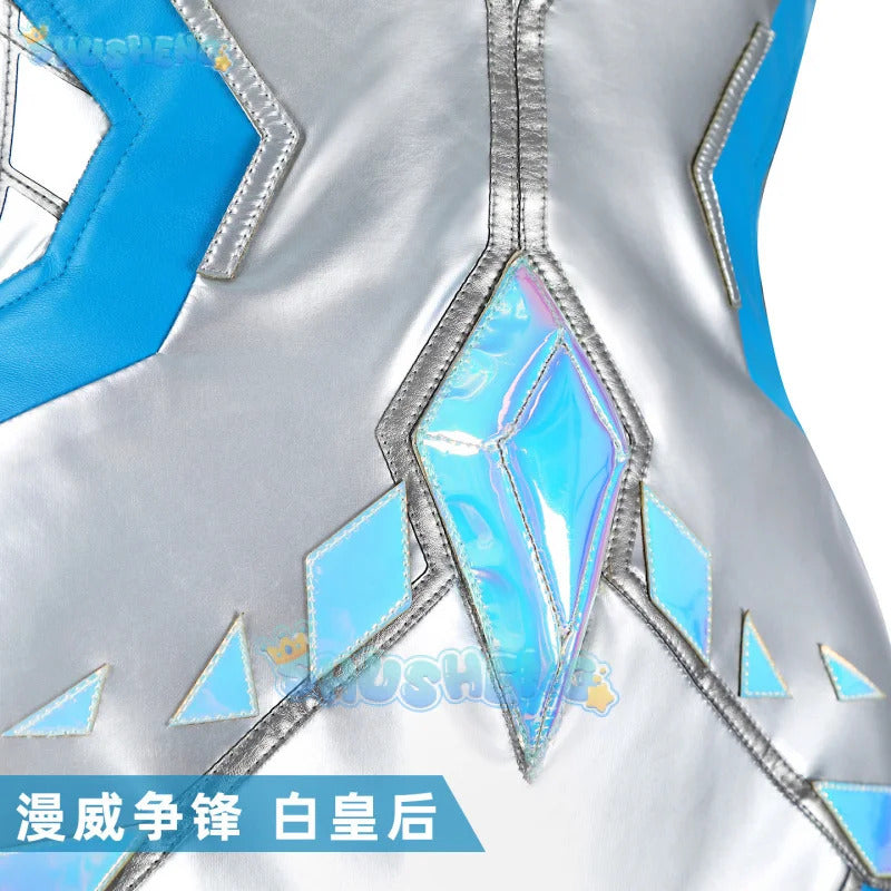 White Queen Cosplay Costume Emma Frost Rivals Uniform Halloween Carnival Party Christmas Play Role Clothes Clothing for Women