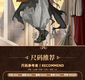 Identity V Naib Subedar Cosplay Costume Mercenary Cos Handsome Fashion Uniforms Activity Party Role Play Clothing Game