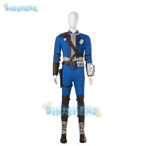 Fallout Season 1 Lucy MacLean cosplay jumpsuit 33 Cosplay Costume Lucy MacLean belt armor uniform arm props Halloween