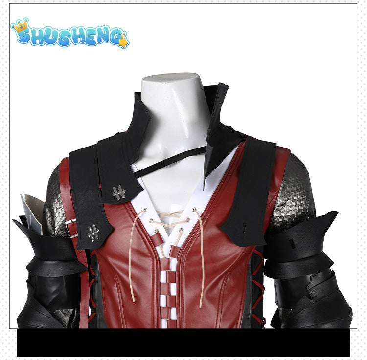 Final Fantasy XVI Clive Rosfield Cosplay Costume FF16 Clive Cosplay Battle Suit Men Halloween Carnival Party Suit Custom Made