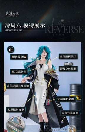 Reverse:1999 Hissabeth Cosplay Costume Uniform Halloween Carnival Party Christmas Play Role Clothes Clothing for Women