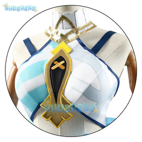 Shusheng Genshin Impact Mualani Cosplay Costume Uniform Headwear Doll Meztli Springs Natlan Halloween Party Women Girls Props