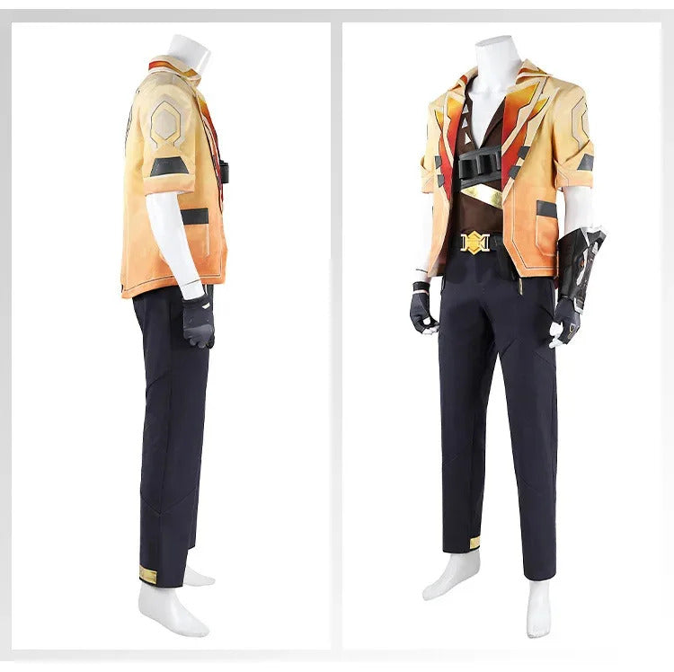 VALORANT Tejo Cosplay Costume Uniform Halloween Carnival Party Christmas Play Role Clothes Clothing for Men Shusheng
