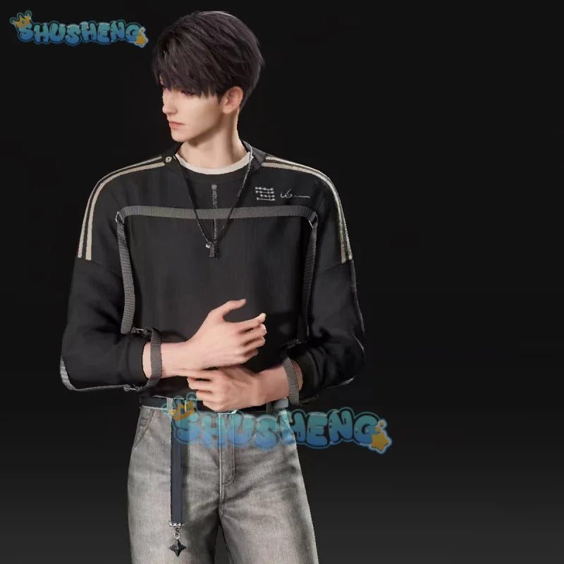 Love and Deepspace Caleb Cosplay Costume Uniform Halloween Carnival Party Christmas Play Role Clothes Clothing