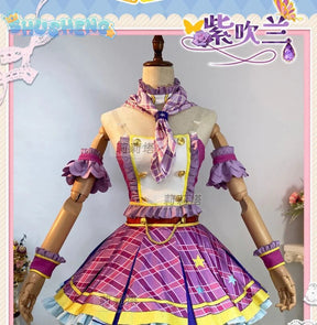 Kiriya Aoi shibuki ran Cosplay Anime Aikatsu！Costume Sweet Cute Lolita Dress  Accessories prop Halloween Party Women's Uniform