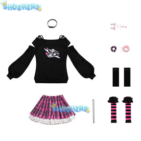 Kcagamine Rin Cosplay Costumes Brother Sister Uniform Halloween Party Christmas Gifts Kagamine Rin Len Sets Tops Shorts Wig