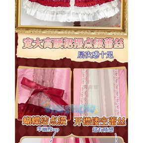 Anime Rozen Maiden Hinaichigo Souseiseki Cosplay Costume Halloween Carnival Sweet and Cute Lolita Dress and Accessories Girl Set