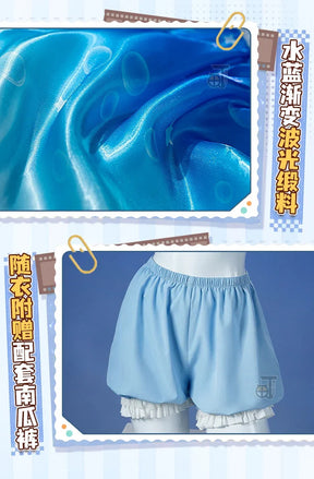 Infinity Nikki Cosplay Costume Light Bubble Uniform Halloween Carnival Party Christmas Play Role Clothes Clothing for Women