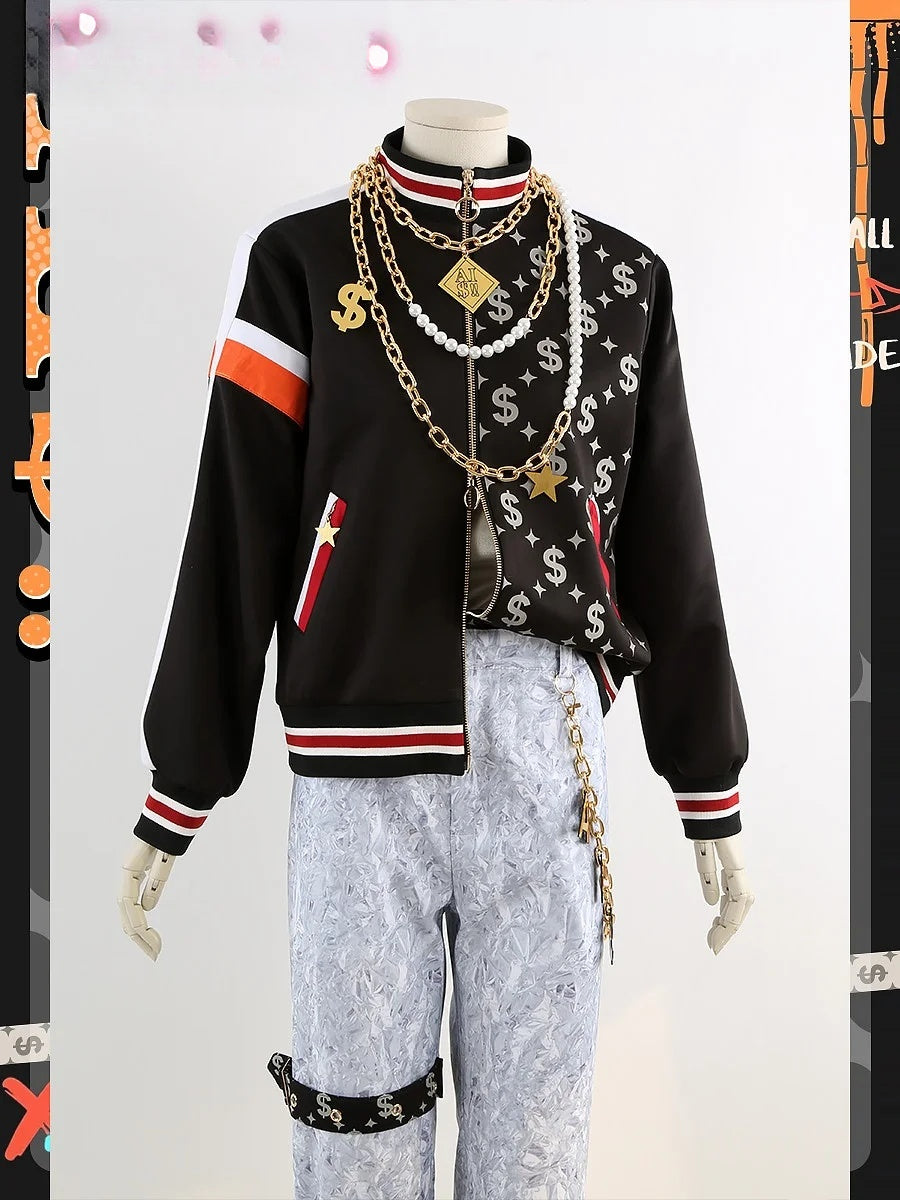 Shusheng-R Ensemble Stars Amagi Hiiro/Amagi Rinne Cosplay Costume Full Set Uniform Props Accessories Halloween Carnival Party