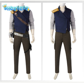 StarWars Jedi Fallen Order Cal Kestis Cosplay Costume Halloween Party Costumes Super Men Battle Suit Costume