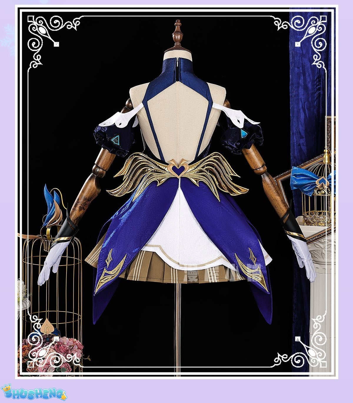 New Honor Of Kings Da Qiao Lolita Cosplay Dress Wedding Dress For Game Party Custom Made
