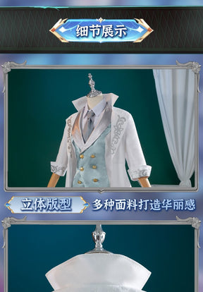 Identity V Cosplay Costumes Survivor Prisoner Luca Balsa Cosplay Halloween Costume Uniform For Women Men