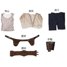 Kora cosplay rebel cos moon Carl Kora costume cloak belt waist cover pants props set Halloween fashion women's fantasy uniform