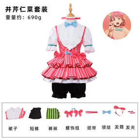 Girls Band Cry NINA ISERI Cosplay The Silent Fish Nlna lserl Costume Halloween Party Woman Dress Ladies Sweet Lolita Uniform Set