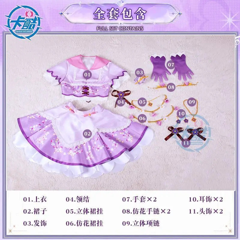 Anime Aikatsu！Hoshimiya Ichigo Cosplay Costume New Sweet Lolita Dress Wig Accessories Props Uniform Men Women Fashion Set S-XXL