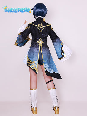 Xingqiu Cosplay Costume Genshin Impact Adult Carnival Uniform Anime Halloween Party Costumes Women Game