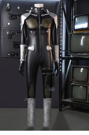Kafka Hibino  Kaiju Cos No. 8  Cosplay Costume Halloween party high-quality leather jumpsuit shoulder armor prop accessory set