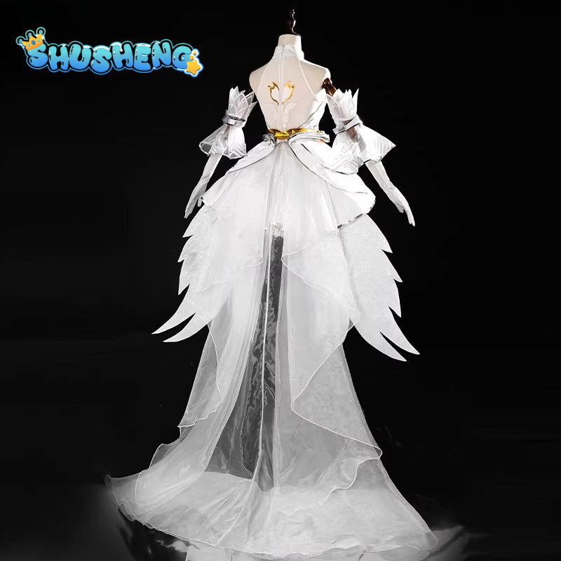 Game Cosplay Series: LOL-Crystal Rose Lux/Lux, the Lady of Luminosity  Cosplay Costume full set Shushengcos