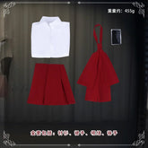 Game Identity Ⅴ linkage IB Cosplay Reporter Alice Delos ivu Costume Shirt skirt tie socks Halloween party sweet JK uniform set