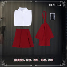 Game Identity Ⅴ linkage IB Cosplay Reporter Alice Delos ivu Costume Shirt skirt tie socks Halloween party sweet JK uniform set