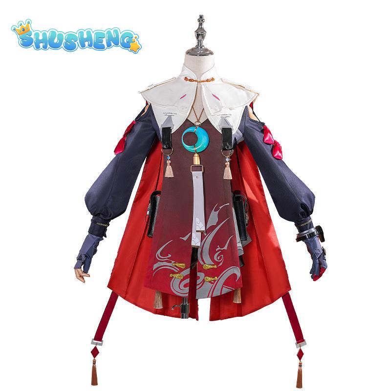 Danjin Cosplay Costume Wig Wuthering Waves Dress Uniform Midnight Rangers Mutant Resonator Jinzhou Halloween Women Customized