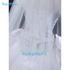 DARLING in the FRANXX Zero Two Cosplay Costume 02 Wedding Dress Uniform Halloween Carnival Party Christmas Play Role  Clothing
