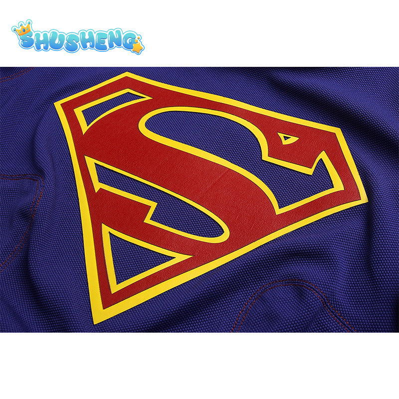 Supergirl Cosplay Outfit Superhero Kara Zor-El Danvers Halloween Costumes Jumpsuit Skirt  Girl Comic Con Suit