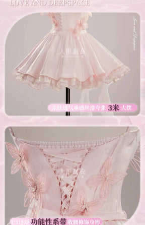 Love and Deepspace Heroines Cosplay Costume Elegant Dream Waves Uniform Halloween Carnival Party Christmas Play Role Clothing
