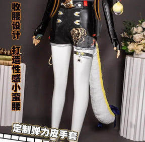 Zenless Zone Zero Ju Fufu Cosplay Costume Uniform Jacket Shorts Yunkui Summit Halloween Party for Women Girls Props