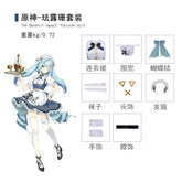 Game Genshin Impact Faruzan Cosplay New Sweet Maid Dress Party Carnival Lolita Uniform Large bow tie Accessory girl Faruzan Set