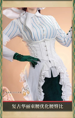 Anjo Nala Cosplay Reverse:1999 Nala Hari costume Ms. Kimberly Sexy Fish Tail Maid Dress Set Party Christmas Full Woman Uniform