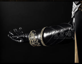 Shusheng-R Love and Deepspace Xavier Cosplay Costume Halloween Men's Fantasy Uniform Coat Props Shoes Accessories Set