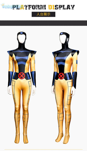 X Men 97 Phoenix Jean Grey Summers Cosplay Suit Superhero Bodysuit Phoenix Suit Spandex Outdo Halloween Suit