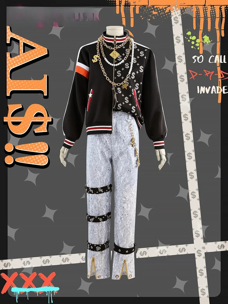 Shusheng-R Ensemble Stars Amagi Hiiro/Amagi Rinne Cosplay Costume Full Set Uniform Props Accessories Halloween Carnival Party