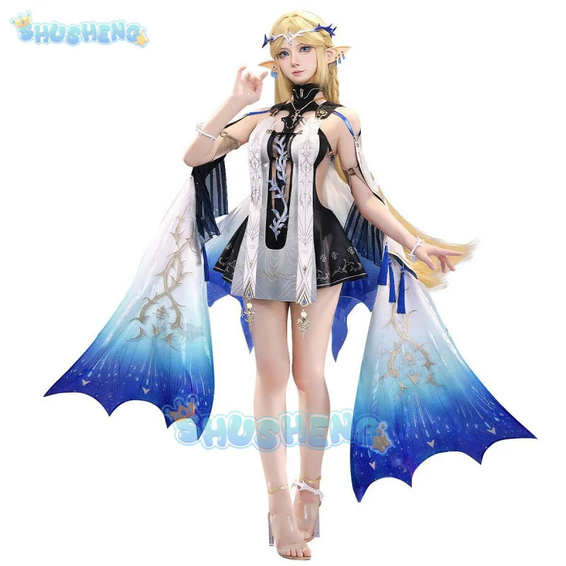 Cartethyia Cosplay Costume Game Wuthering Waves Uniform Halloween Carnival Party Christmas Play Role Clothes Clothing for Women