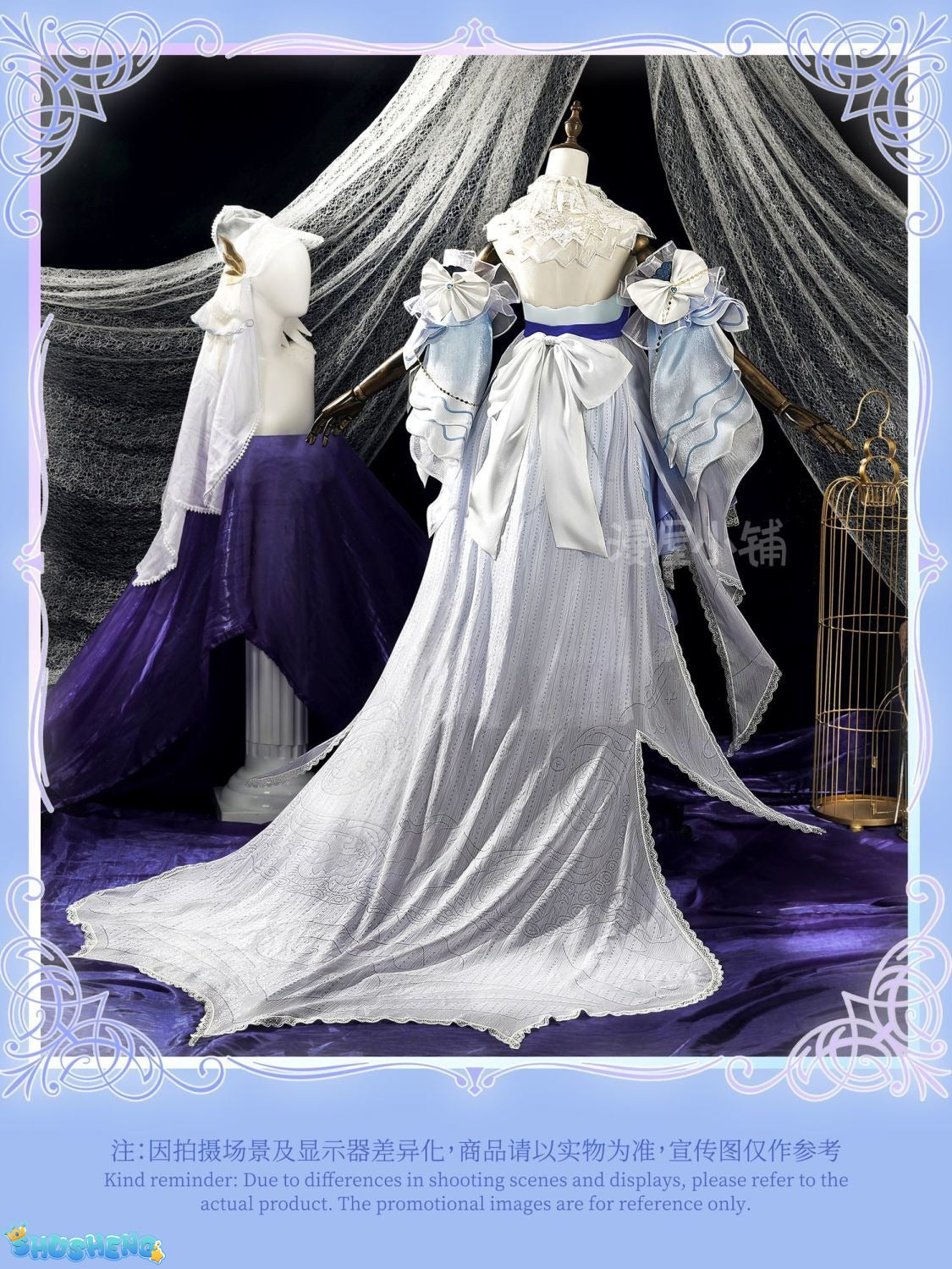 New Honor Of Kings Da Qiao Lolita Cosplay Dress Wedding Dress For Game Party Custom Made