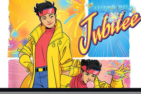 Super Villain Fantasia X 97 Cosplay Jubilee Cosplay Costume Disguise For Girls Women Adult Coat PantsHalloween Carnival Suit