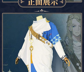 Six Cosplay Anime Reverse:1999 Cosplay Costume Prisoner 6 Dress 37 Cosplay DRESSES Cloak Headwear Uniform Set for Woman Man