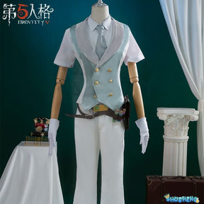 Identity V Cosplay Costumes Survivor Prisoner Luca Balsa Cosplay Halloween Costume Uniform For Women Men