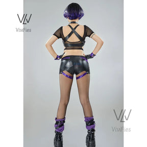 Game Tekken 8 Ling Reina  Cosplay Fantasia Costume Disguise for Adult Women Tops Shorts Outfits Halloween Carnival Party Clothes