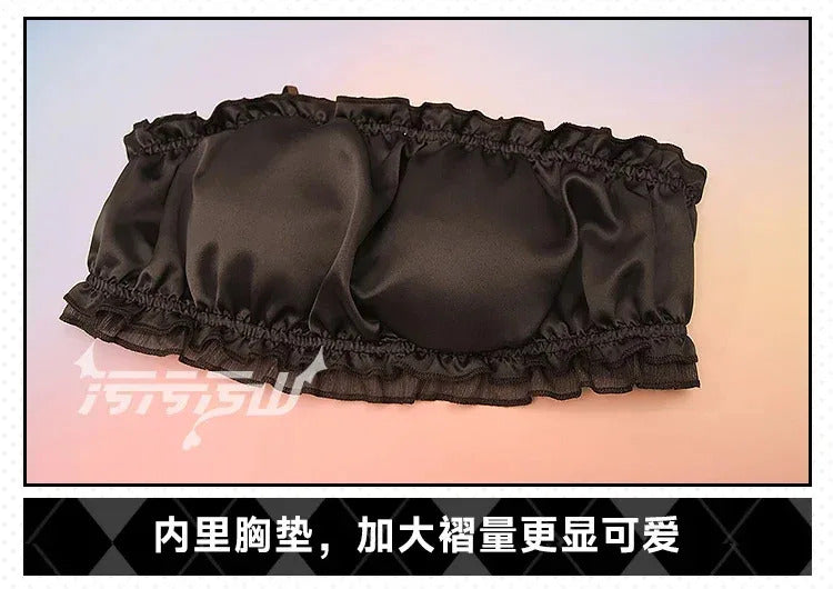Game Azur Lane USS Laffey Cosplay Costume Halloween Carnival New Pink Song Dress Accessories Props Wig Uniform Women's Sweet Set