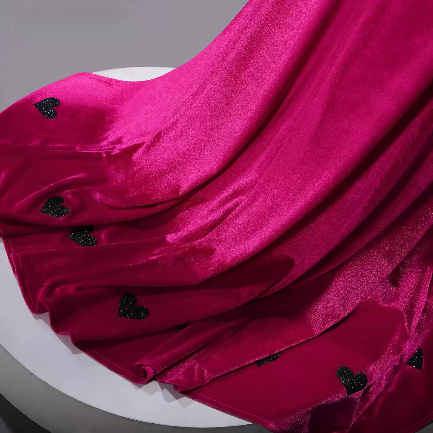 Shusheng-R Anime Hazbin Hotel Angel Dust Sequin Velvet Dress Cosplay Costume XS-XXXL