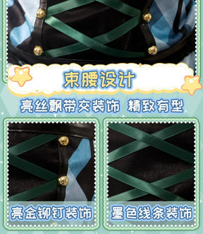 Todo Yurika Cosplay Costume Game Aikatsu Uniform Halloween Carnival Party Christmas Play Role Clothes Clothing