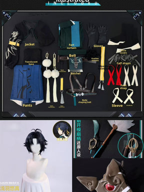 Game Cosplay Series: Zenless Zone Zero Asaba Harumato - Halloween Costume (Anti-Airborne Sixth Division) Cosplay Costume full set Shushengcos S-XL