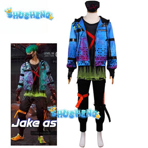 Dead Cos by Daylight Fantasy Jake Park Cosplay Costume Adult Men Coat Shirt Pants Outfits Halloween Carnival Party Disguise Suit