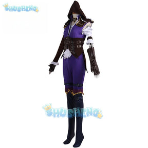 LOL Arcane Caitlyn Cosplay Costume Fantasia Disguise for Women Clothes Jacket Wig Roleplay Outfits Halloween Carnival Suit