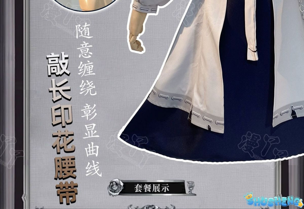 Game Identity V The Psychologist Cosplay Costume Game Cos The Psychologist Cosplay Ada Mesmer Costume and Cosplay