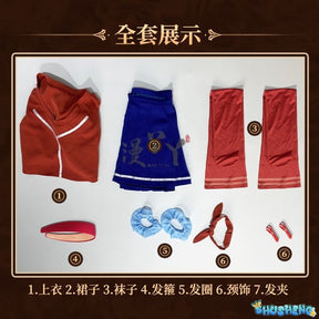 Anime Game MiSide Cosplay Steam Women Girl Top Skirt Tie Headband Hair Accessories Socks JK Uniform Full Suit Carnival Costume